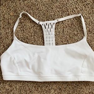 White Lulumeon Sports Bra